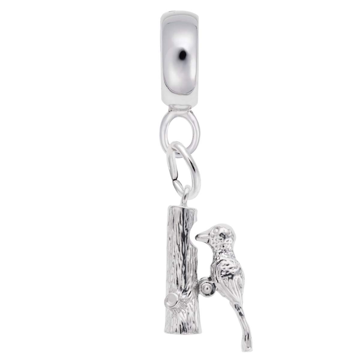Woodpecker Charm Dangle Beads for Bracelets & Necklaces - Handmade Jewelry Making Supplies for DIY Crafting & Gift Giving