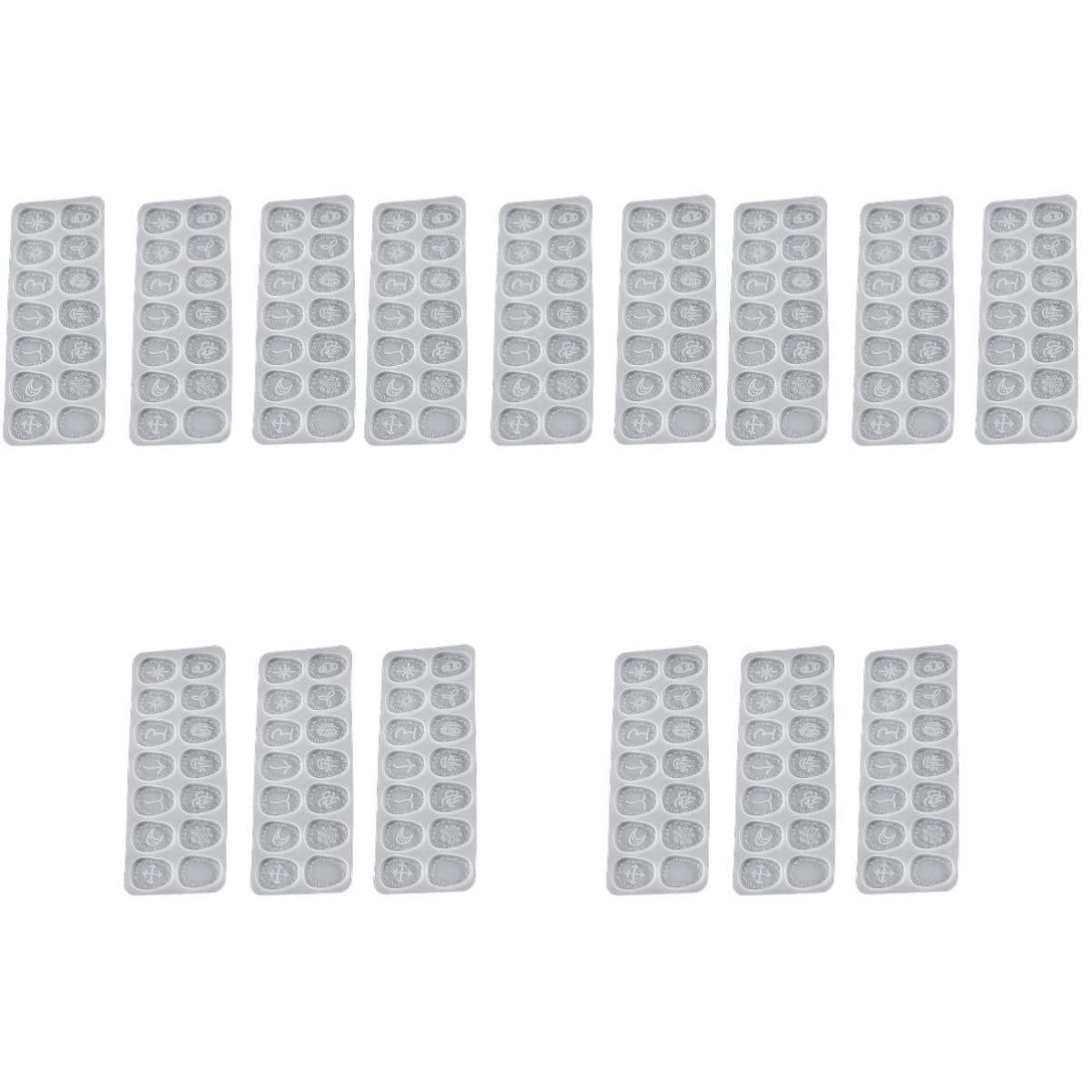 COHEALI 5pcs Alphabet Letter Silicone Molds for DIY Resin Crafts - ABC Number Molds for Epoxy Resin Jewelry, Cake Decorating & Soap Making (Includes 3 Bonus Pieces)