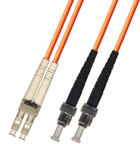150 Meter OM3 50/125 Multimode Duplex LC to ST Fiber Optic Patch Cable - Orange - High Speed Data Transmission for Data Centers, Server Rooms & Network Installations