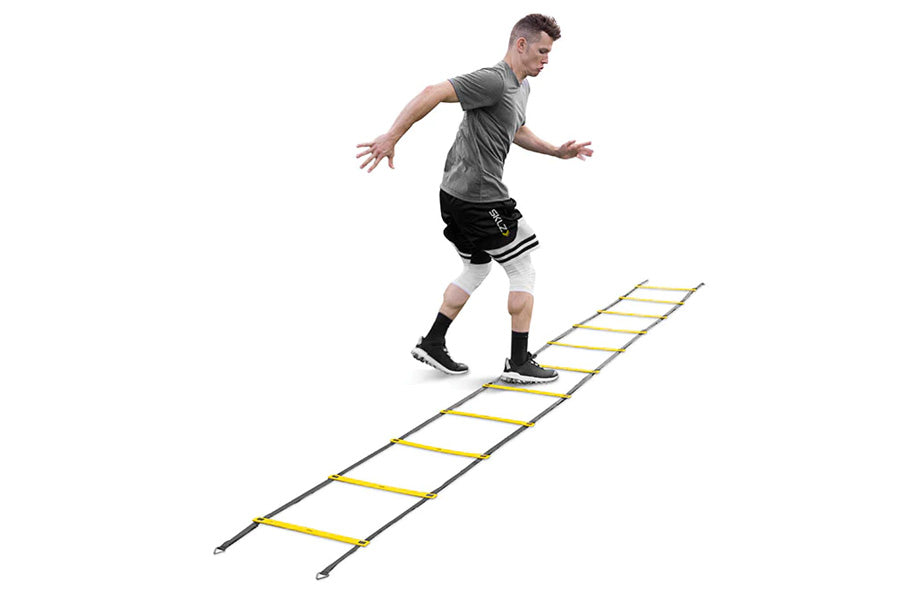 SKLZ Quick Ladder - Adjustable Speed Agility Training Equipment for Soccer, Football & Basketball | Perfect for Home Gym, Backyard Drills & Sports Performance Training