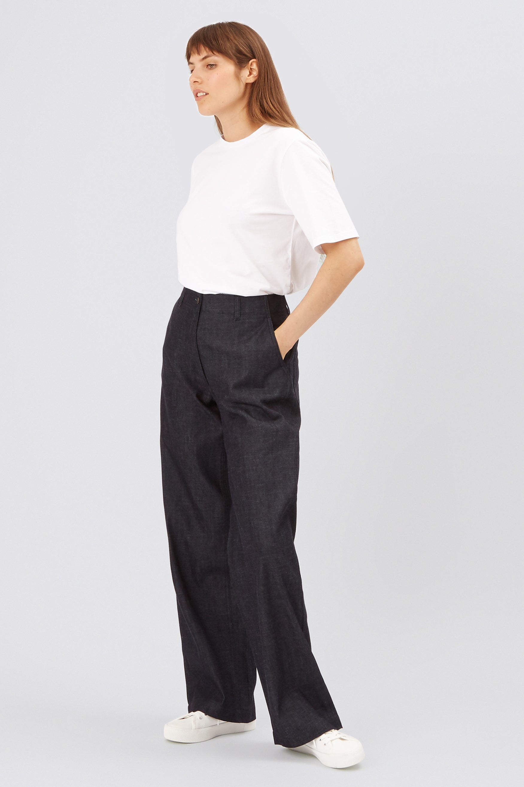 Women's Short Sleeve Cotton T-Shirt - Soft Breathable White Tee for Casual Wear & Summer Outfits