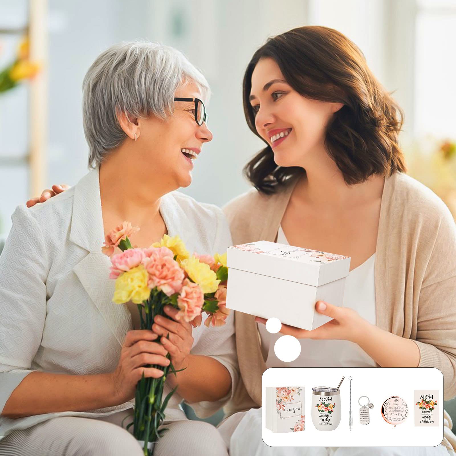Unique Mother's Day Gifts for Mom - Thoughtful Birthday Present Basket Box for Women, Wife from Daughter or Son | Perfect for Mother's Day, Birthday Celebrations & Thank You Gifts