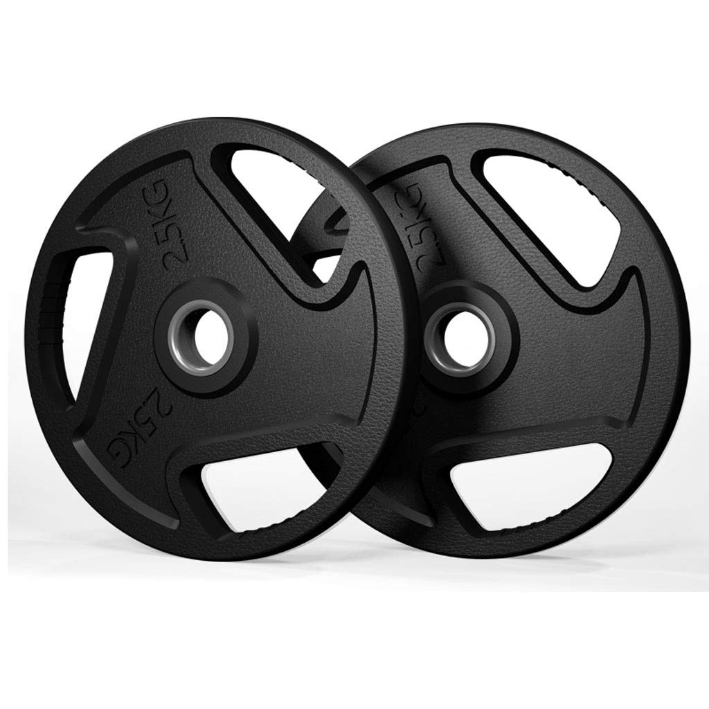 YBYB Grip Weight Plates 1.25KG-20KG for Dumbbells & Lifting Bars - Choose Your Size (2.5KG, 5KG, 10KG, 15KG, 20KG) - Perfect for Home Gym, Strength Training & CrossFit Workouts
