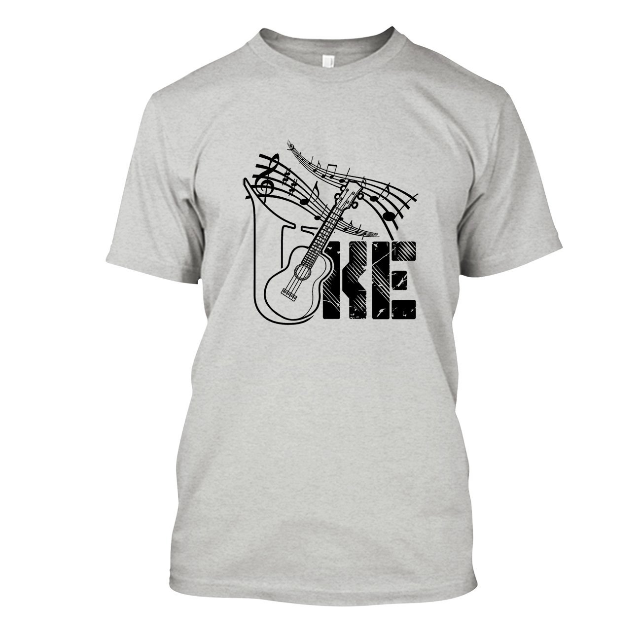 Red Ukulele Lover T-Shirt for Men & Women - Soft Cotton Music Lover Tee for Casual Wear, Concerts & Music Festivals