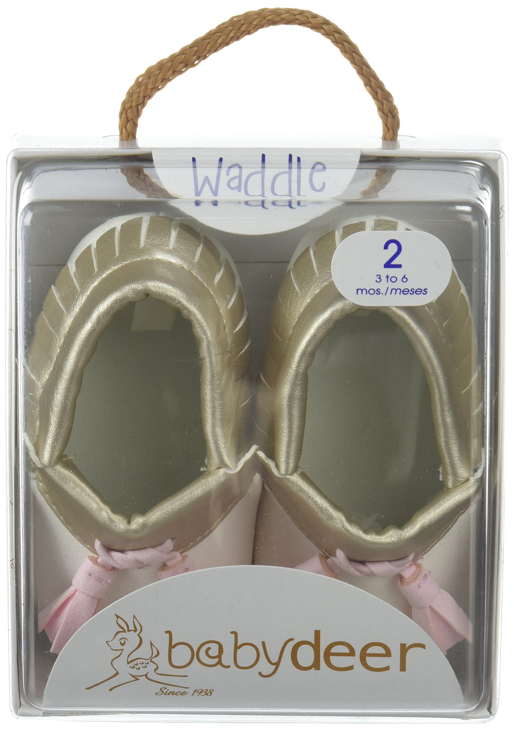 Baby Deer Unisex Soft Sole Moccasins for Infants & Toddlers - Comfortable & Stylish First Walking Shoes - Perfect for Indoor Play, Outdoor Adventures & Special Occasions