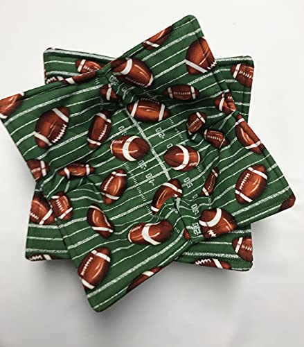 2-Pack Football Bowl Cozies - Insulated Bowl Holders for Hot & Cold Foods - Perfect for Game Day Snacks, Soups, and Ice Cream (220ml Capacity)