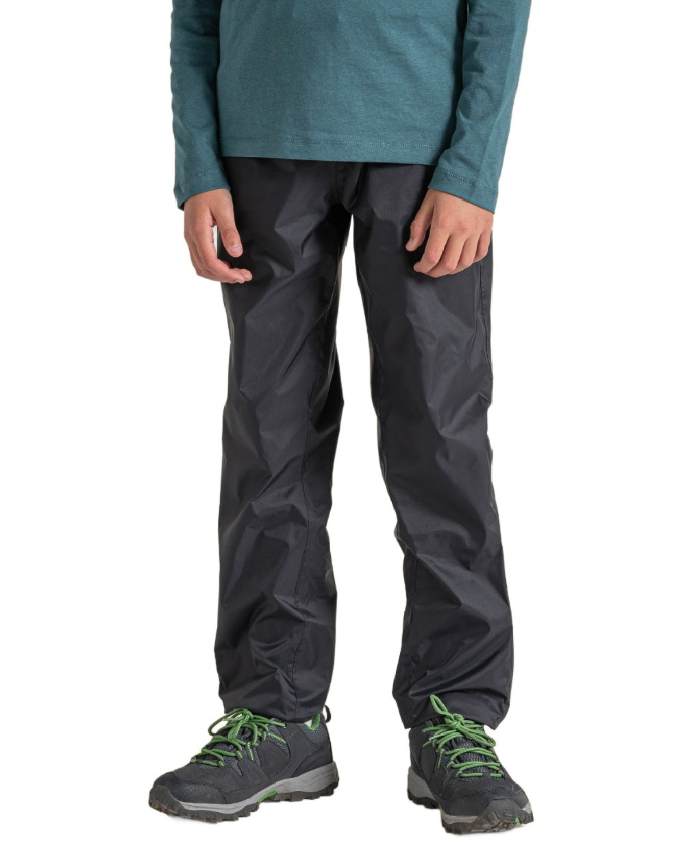 Craghoppers Kids' Triton Waterproof Rain Pants - Lightweight & Durable Outdoor Trousers for Hiking, Camping & Wet Weather Adventures