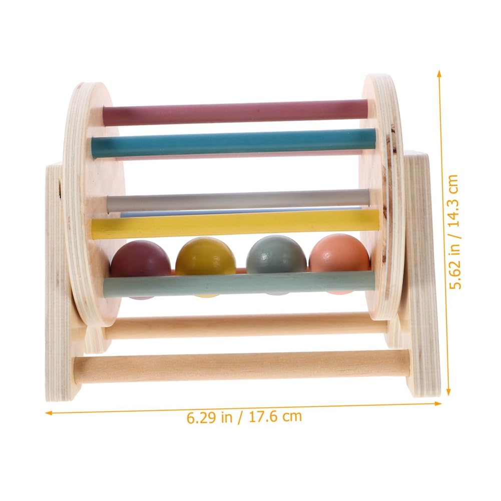Guihydur Wooden Rolling Drum Musical Toy for Toddlers - Preschool Sensory Play, Early Learning & Motor Skills Development - Perfect for Daycare, Classroom & Home Playtime