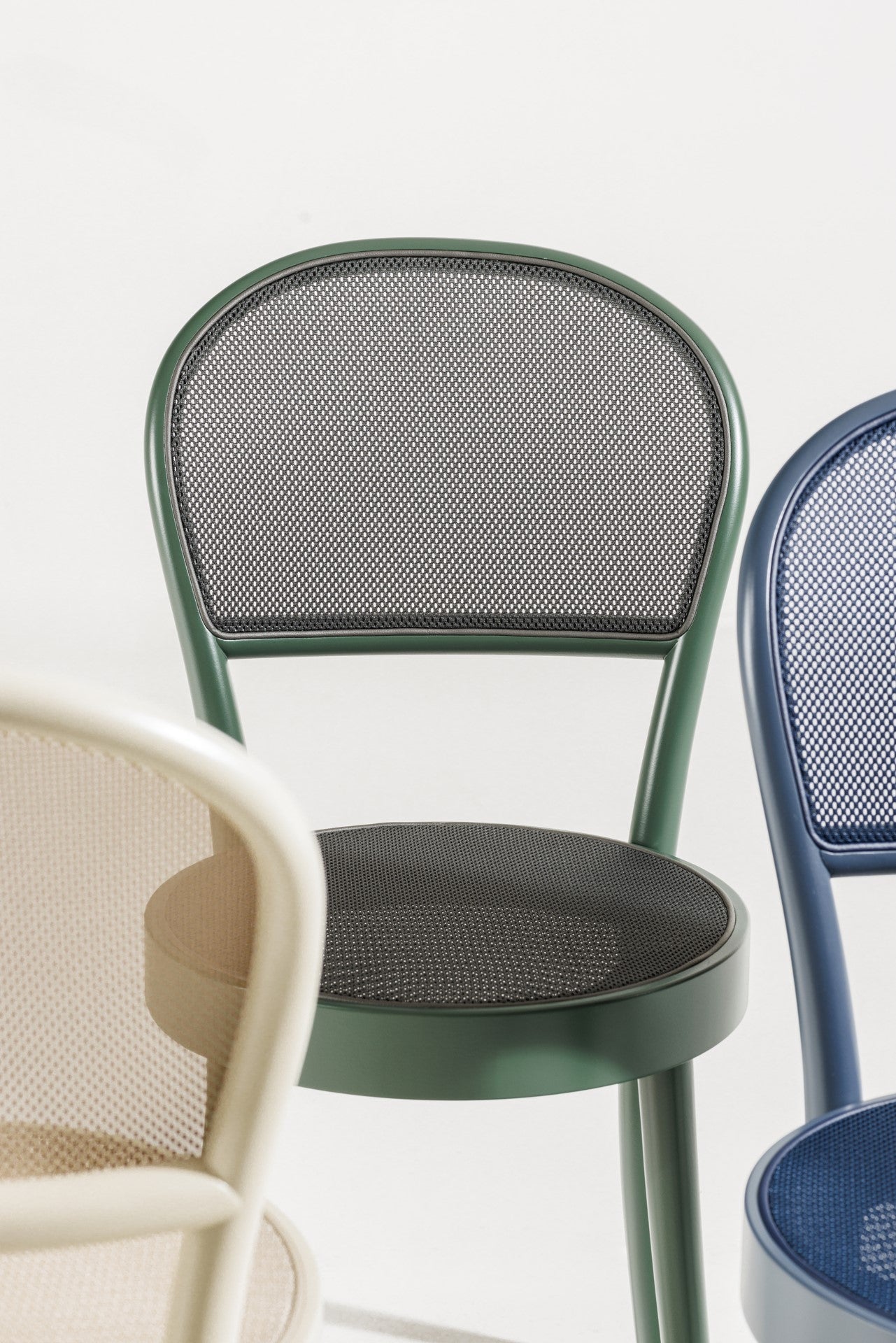 Ton No. 314 Bentwood Chair with Cane or Mesh Seat & Back - Mid-Century Modern Dining Chair for Home & Office