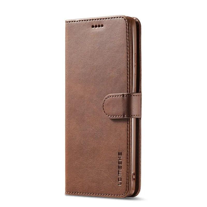 Samsung Galaxy S24 Plus Vegan Leather Wallet Case - Slim Protective Cover with Card Slots for Credit Cards & ID - Perfect for Daily Use, Travel, and Business