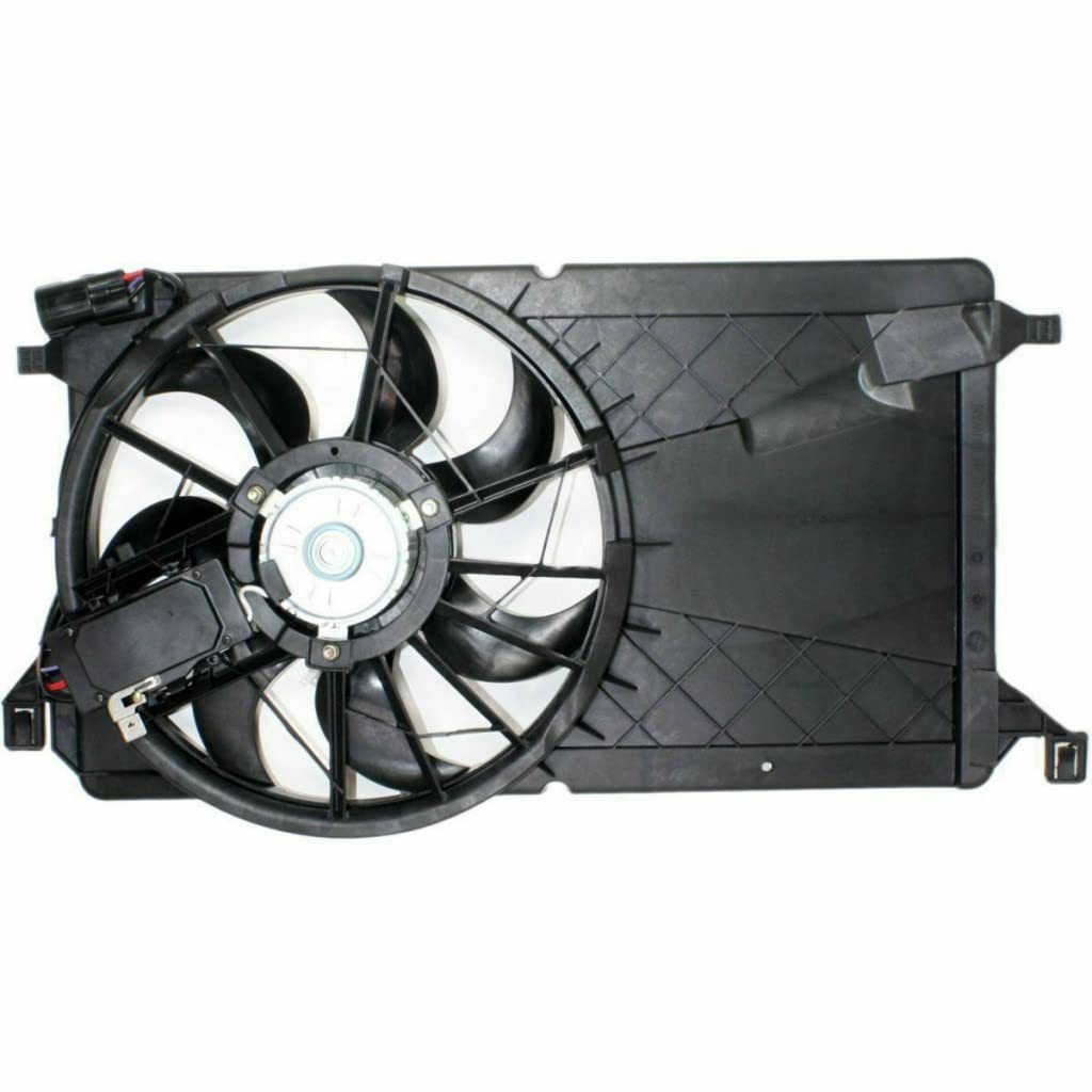 Mazda 3 2004-2009 Radiator Cooling Fan Shroud with Fan | OEM Replacement Part Z60215025G MA3110106 | Perfect for Engine Cooling System Maintenance & Repair