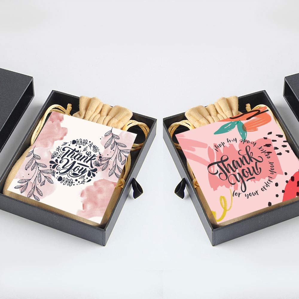 Howcrafts 108-Piece Thank You Cards for Small Business | 6 Unique Designs | 3.5