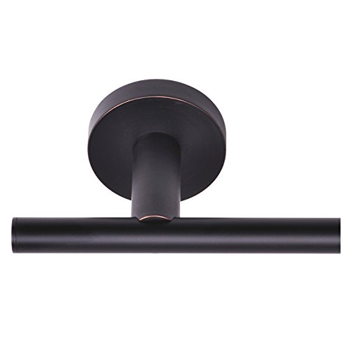 Better Home Skyline BLVD 24-Inch Bath Towel Bar - Bronze Finish Towel Rack for Bathroom, Spa & Guest Room - Durable Dark Bronze Towel Holder (24 Inches) - Perfect for Hanging Bath, Hand & Kitchen Towels