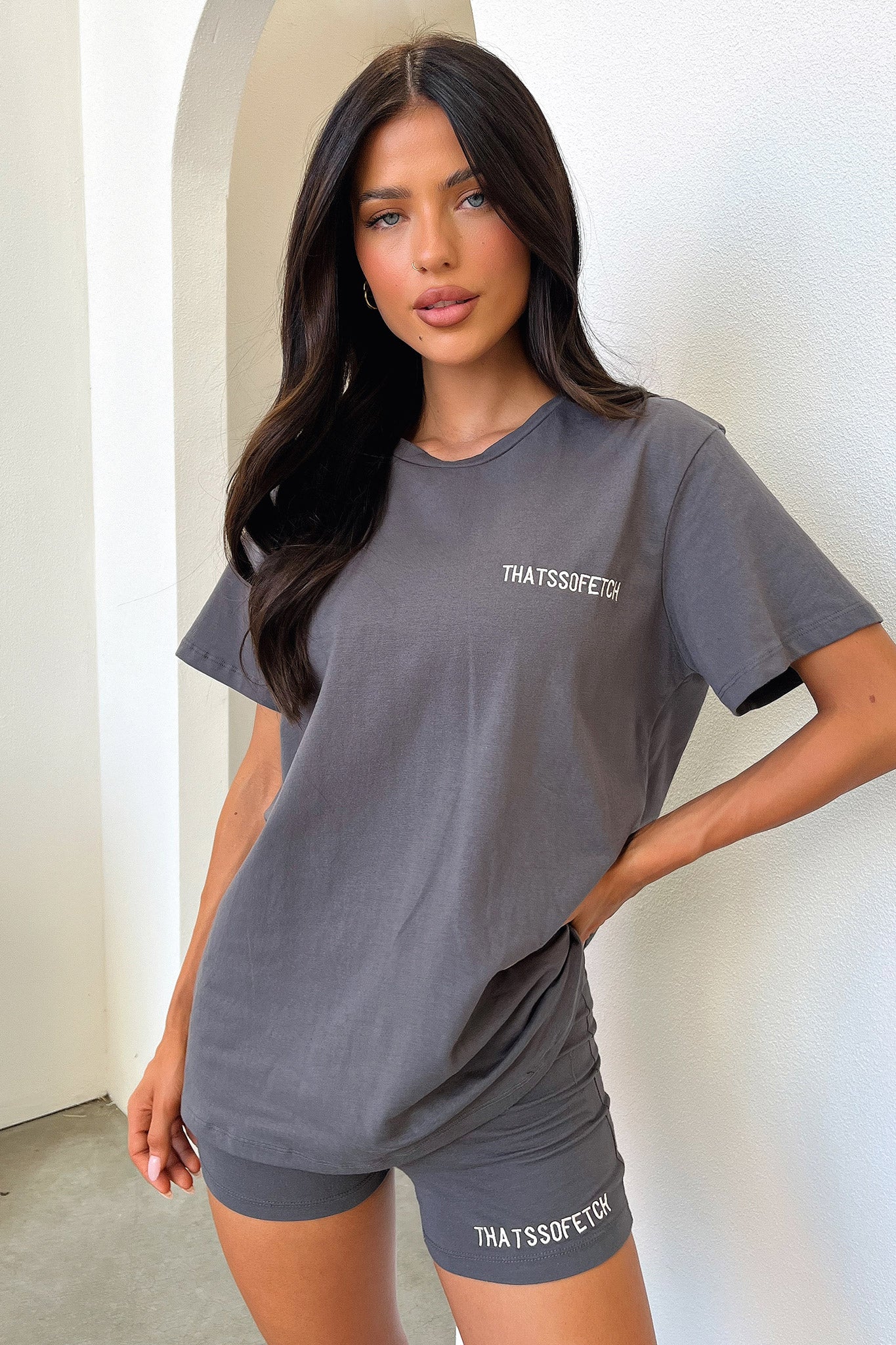 Jaska Tee Charcoal - Soft & Stylish Men's T-Shirt for Casual Wear, Gym & Everyday Outfits