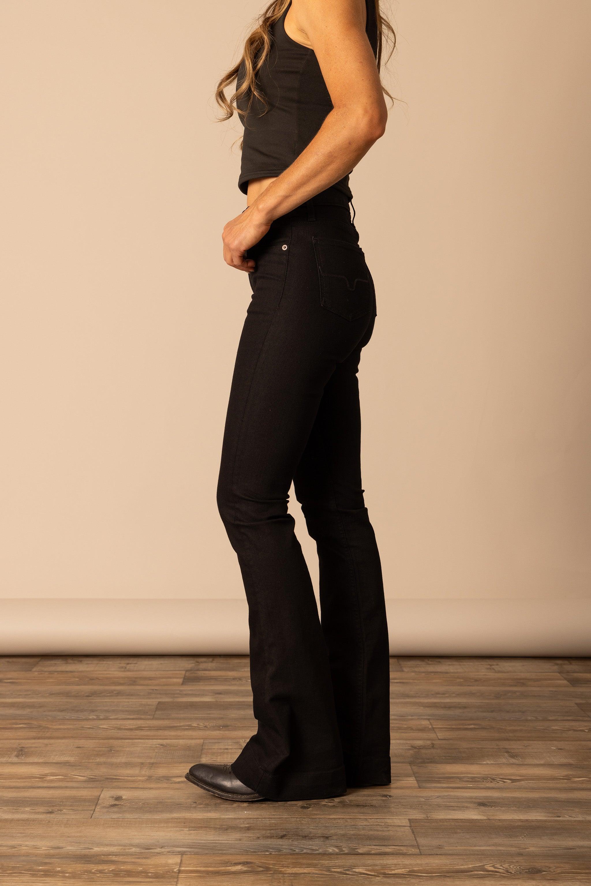 Women's High Waist Skinny Jeans Jennifer Black - Stretch Denim Pants for Casual Wear & Everyday Outfits