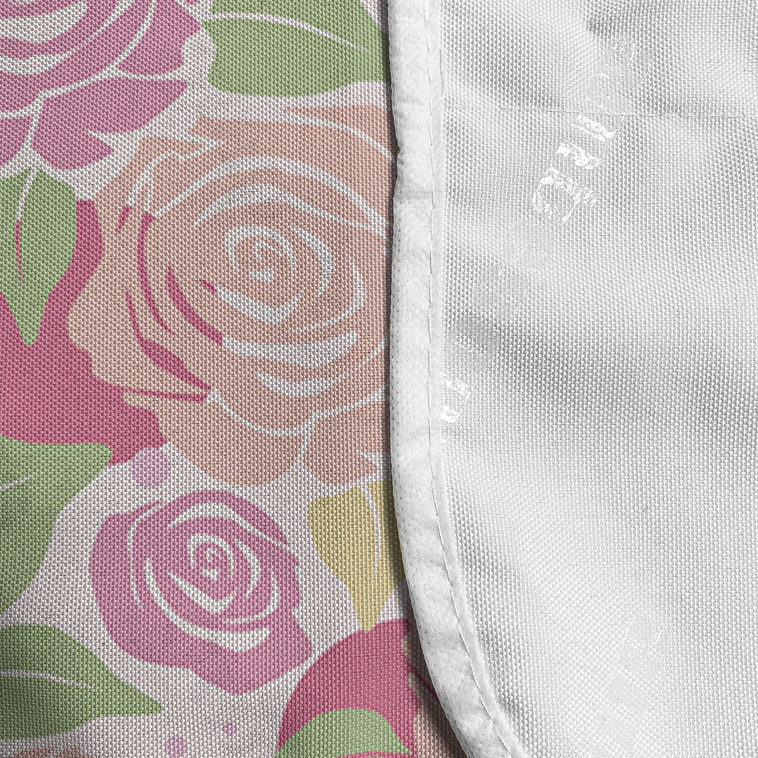 Ambesonne Rose Microwave Cover - Waterproof Kitchen Organizer with Pockets, 36