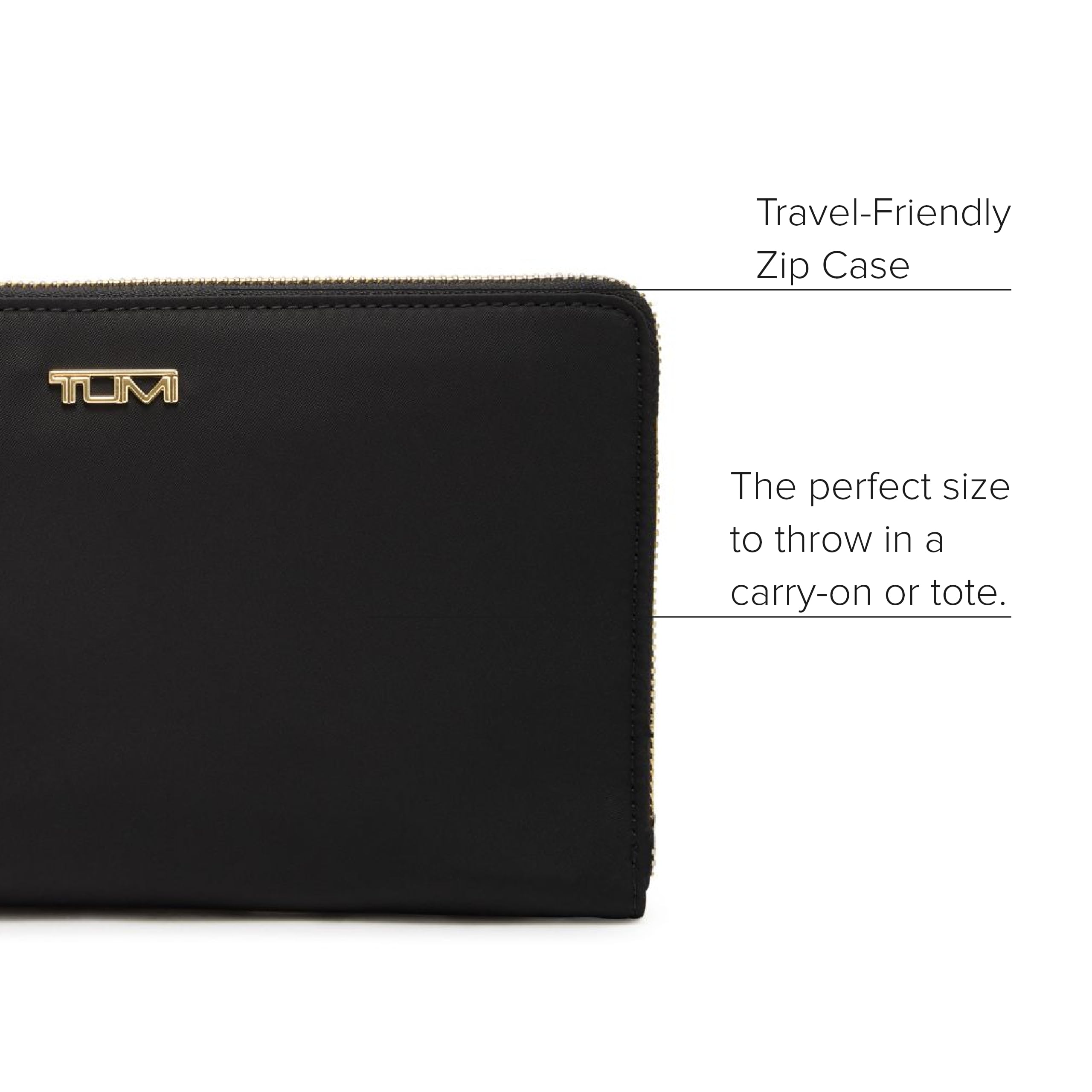 TUMI Voyageur Vevay Jewelry Organizer Travel Case - Necklace, Earring & Ring Storage Box - Perfect for Travel, Gifts & Home Organization