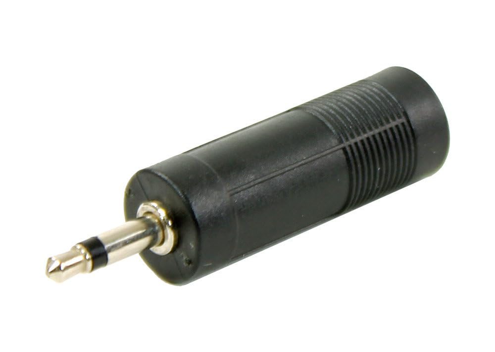 Female to Mini Male Adapter - Plugger Mono Jack for Audio Devices
