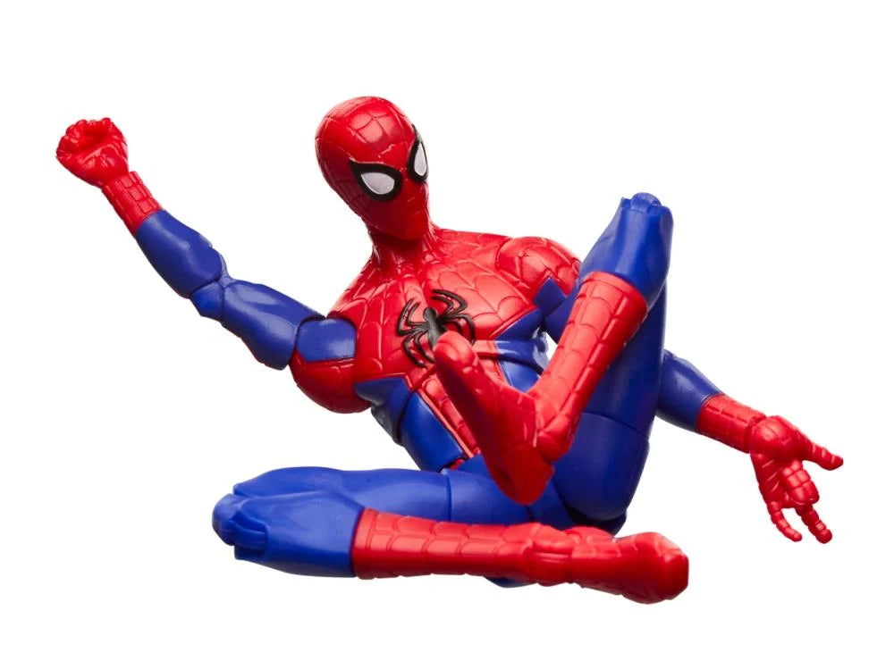Marvel Legends Spider-Man: Across the Spider-Verse Peter Parker Action Figure - 6-Inch Collectible Toy for Fans & Collectors - Perfect for Display, Play, and Movie-Themed Decor