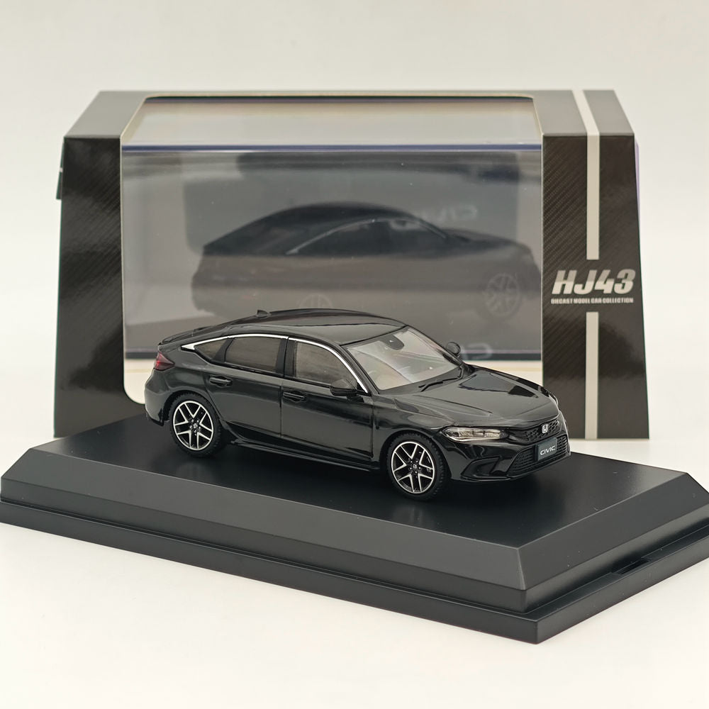 1/43 Scale Honda Civic (FL1) LX Crystal Black Pearl Diecast Model Car - Limited Edition Collectible for Car Enthusiasts & Display in Home/Office