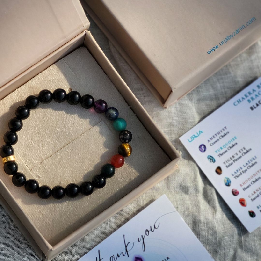 Chakra Healing Beaded Bracelet for Men - Spiritual Energy Balance & Stress Relief - Yoga Meditation Accessory & Mindful Gift for Him