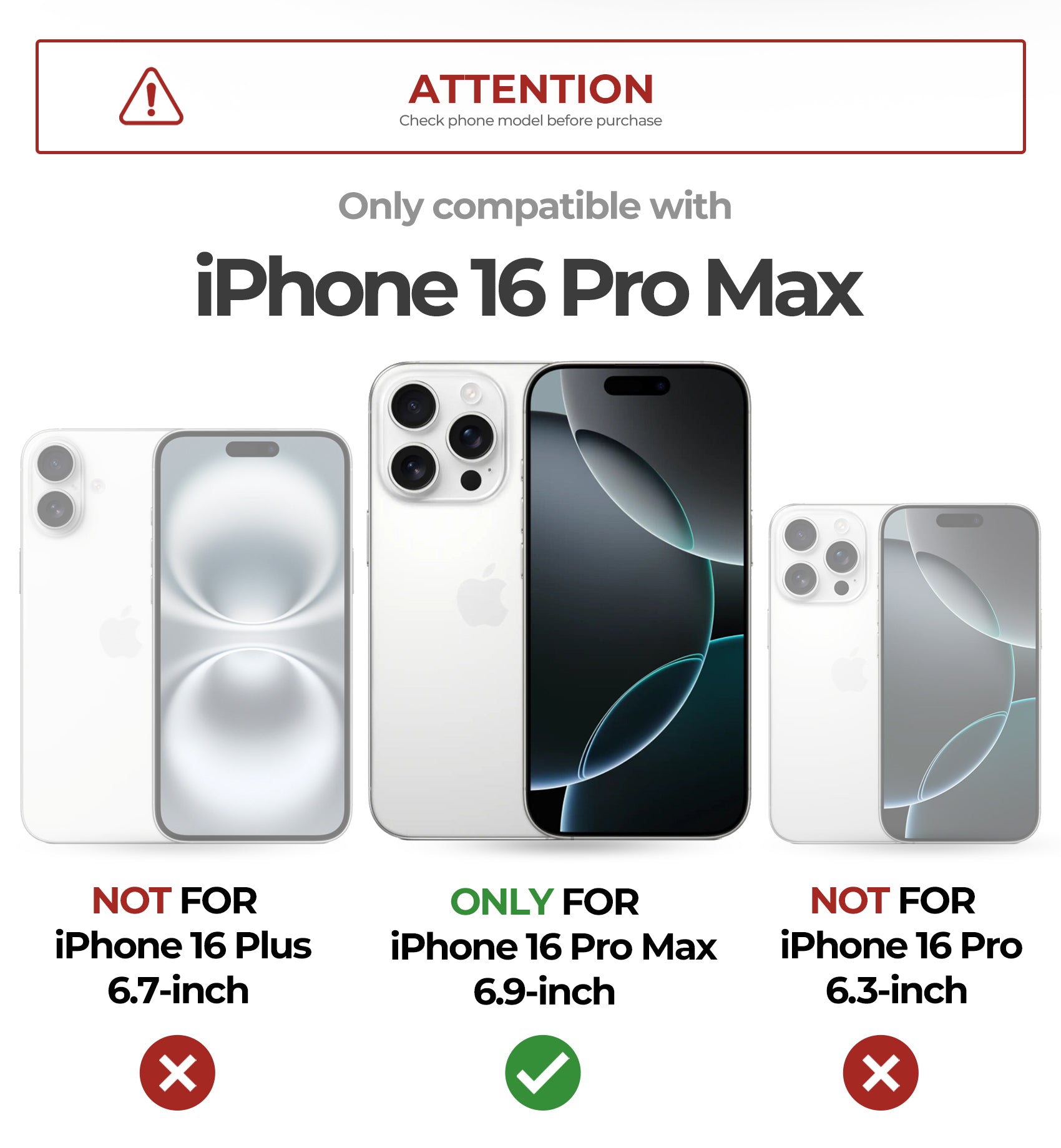 Dexnor Heavy Duty Shockproof Case for iPhone 16 Pro Max with Slide Camera Cover, MagSafe Compatible, Built-in Screen Protector & Adjustable Kickstand - Perfect for Outdoor Adventures, Travel, and Daily Protection
