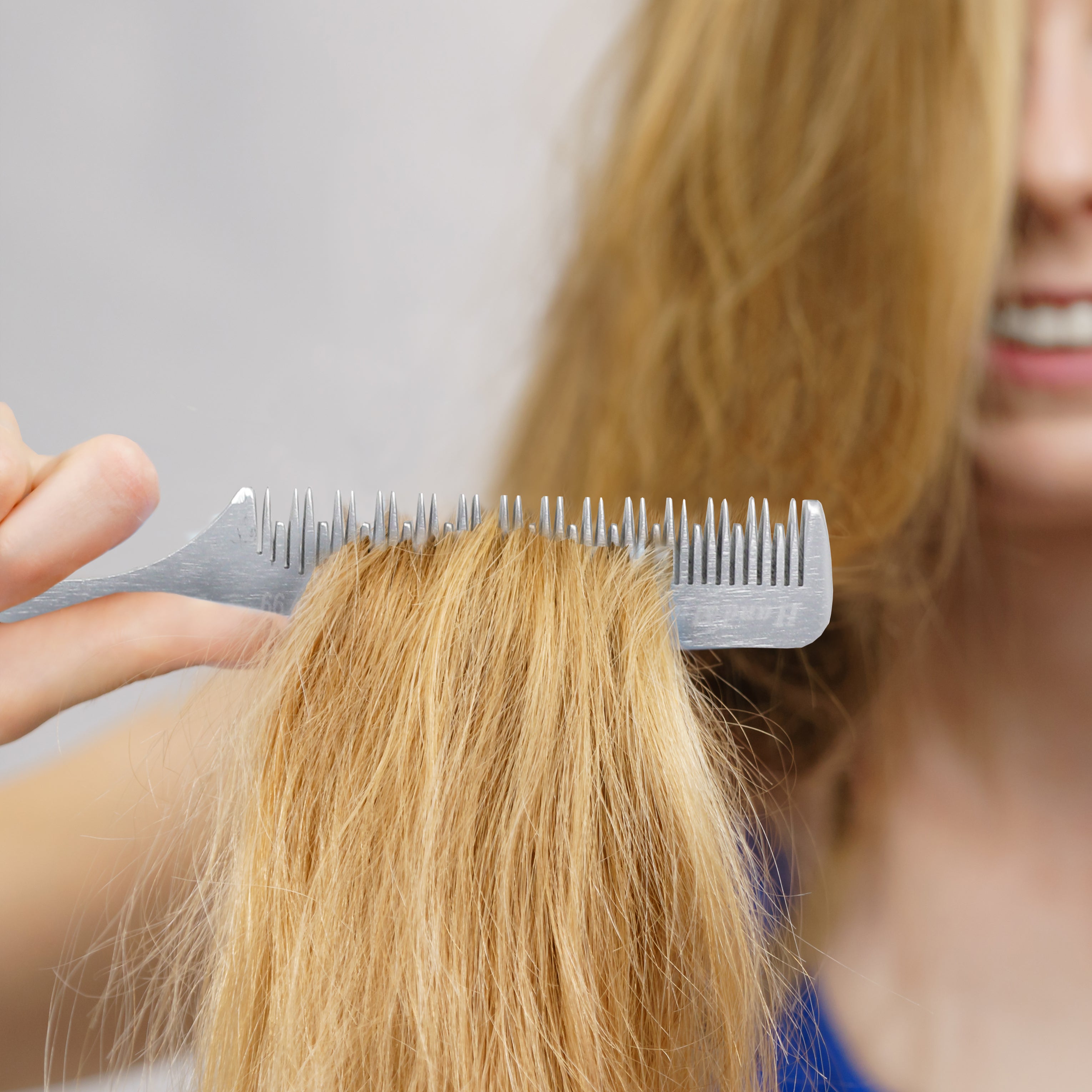 Krest Professional Metal Combs - Premium Aluminum Hair Combs 100% Hand Finished for Men & Women - Perfect for Styling, Barber Shops, and Travel