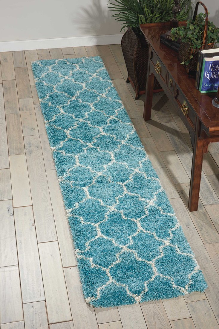 Nourison Amore Moroccan Aqua 2'2