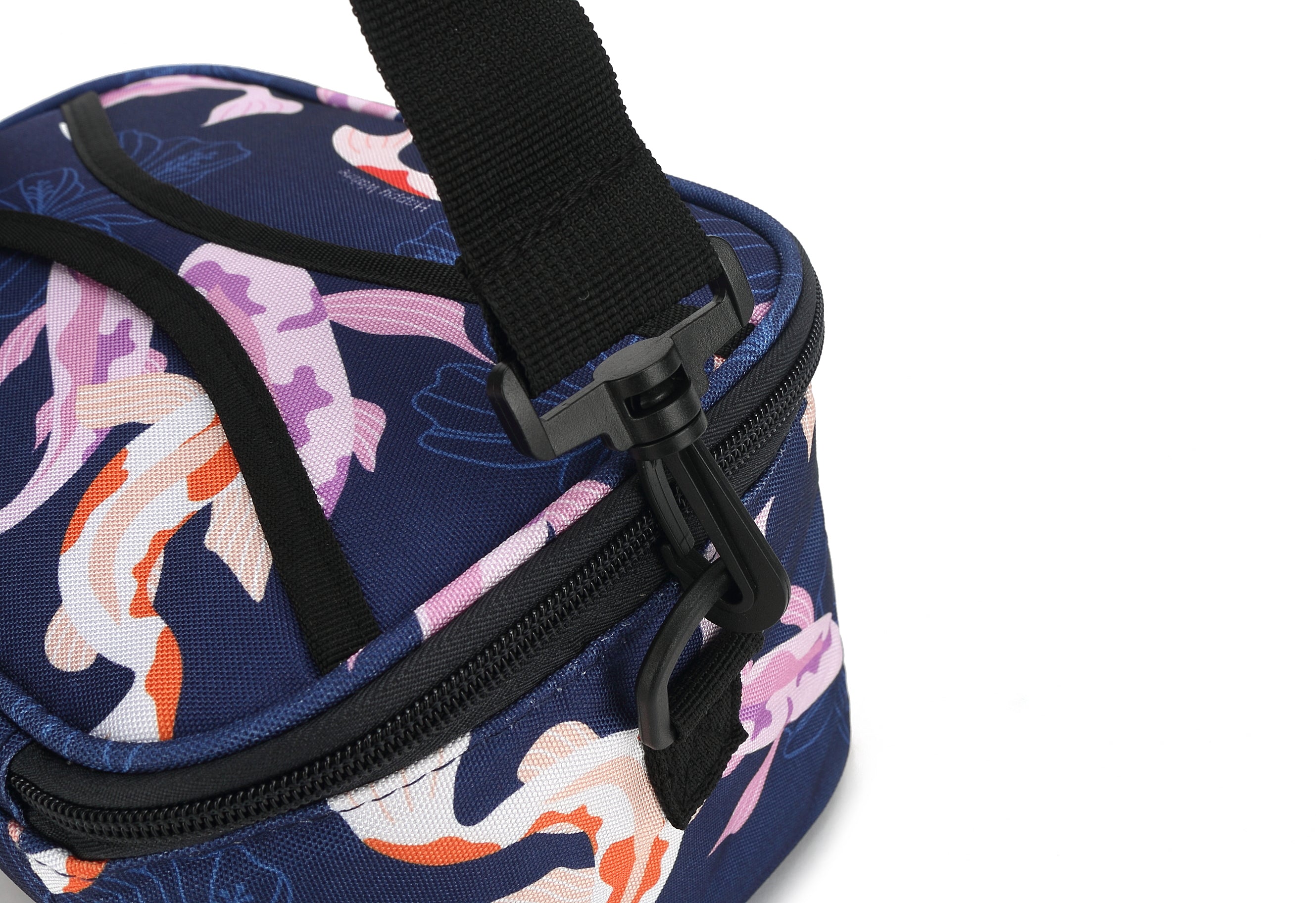 Premium Insulated Cooler Tote Bag - Medium Size, Stylish Koi Navy Design - Perfect for Beach Picnics, Camping Trips & Outdoor Adventures