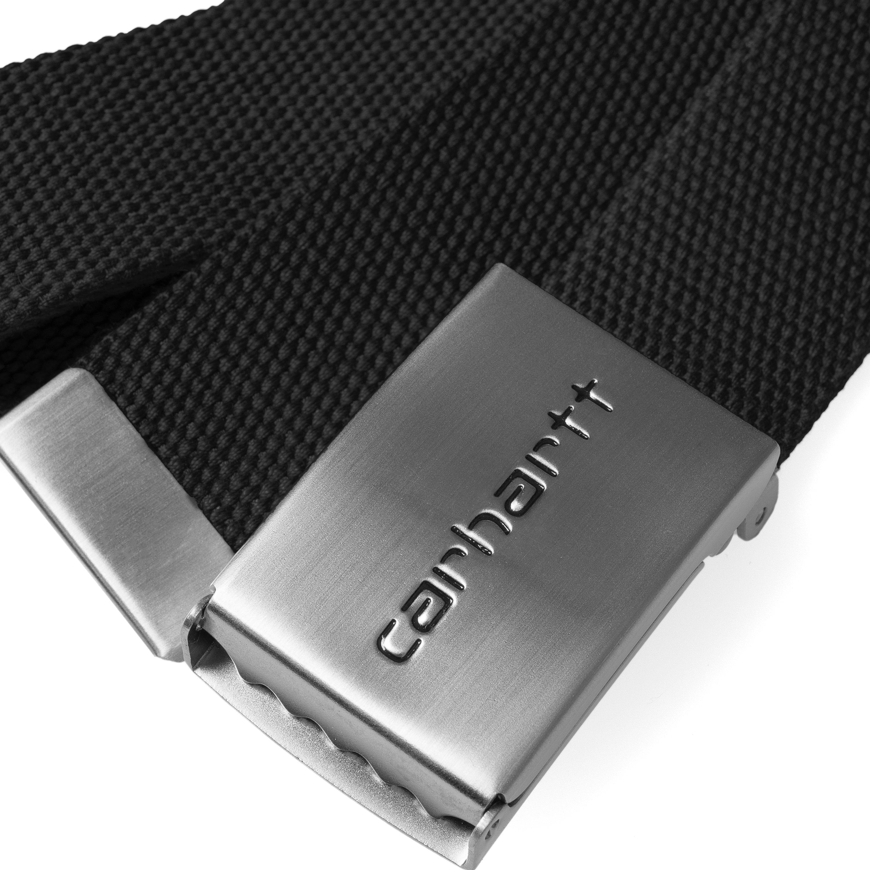 Clip Belt Chrome | Black - Stylish and Secure Waistband for Running, Workouts, and Everyday Use