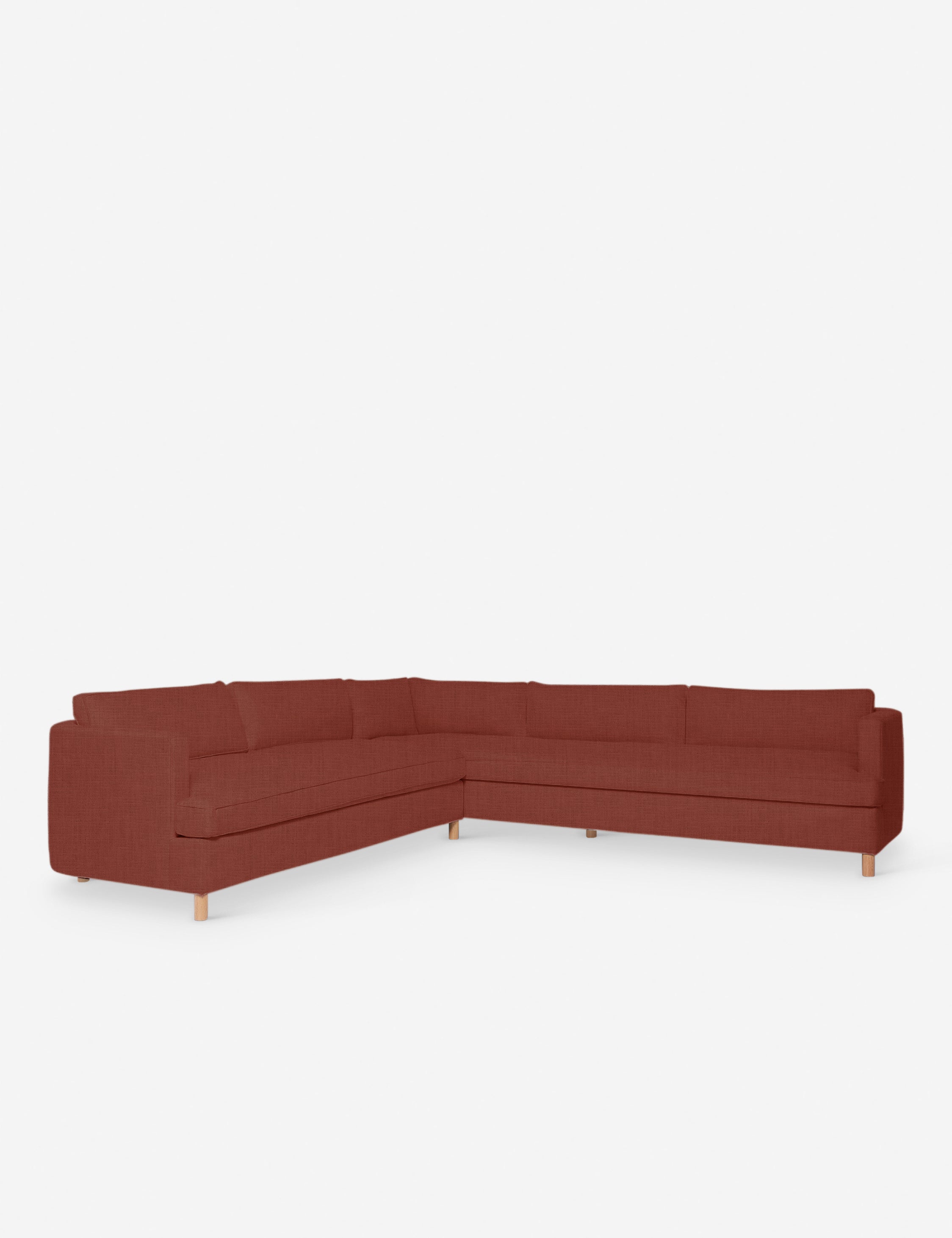 Belmont Corner Sectional Sofa by Ginny Macdonald - Modern L-Shaped Living Room Furniture for Small Spaces | Perfect for Apartments, Condos & Cozy Family Gatherings