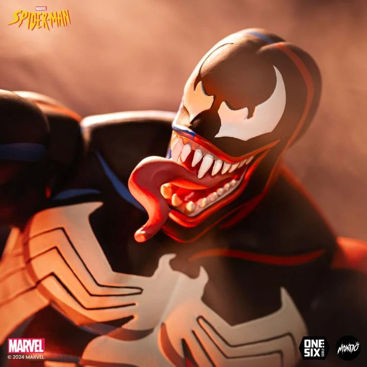 Spider-Man: The Animated Series Venom 1/6 Scale Collectible Action Figure - Perfect for Marvel Fans & Display Collections