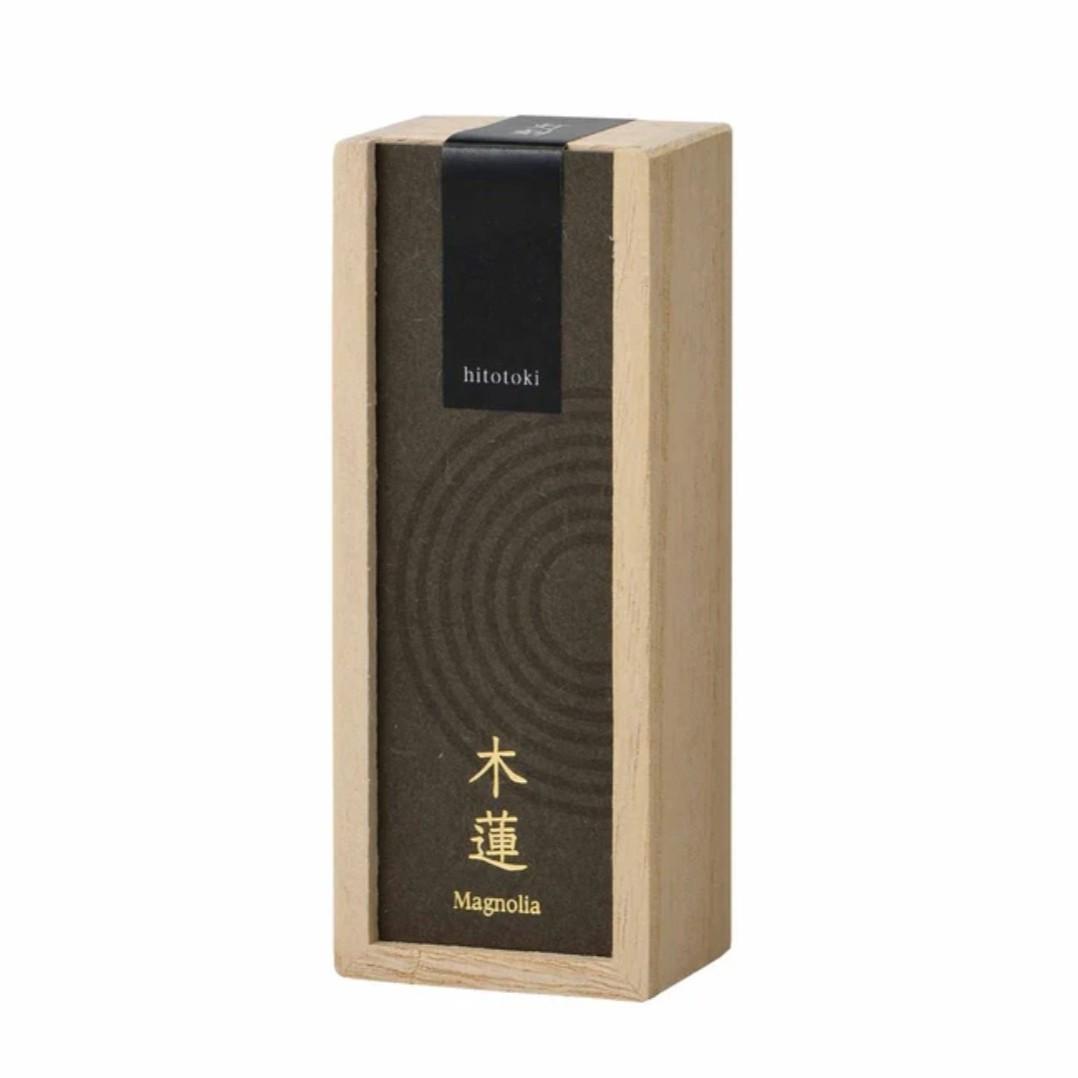 Kousaido Hitotoki Premium Incense Sticks - Magnolia Fragrance (15 Sticks) for Meditation, Yoga & Relaxation
