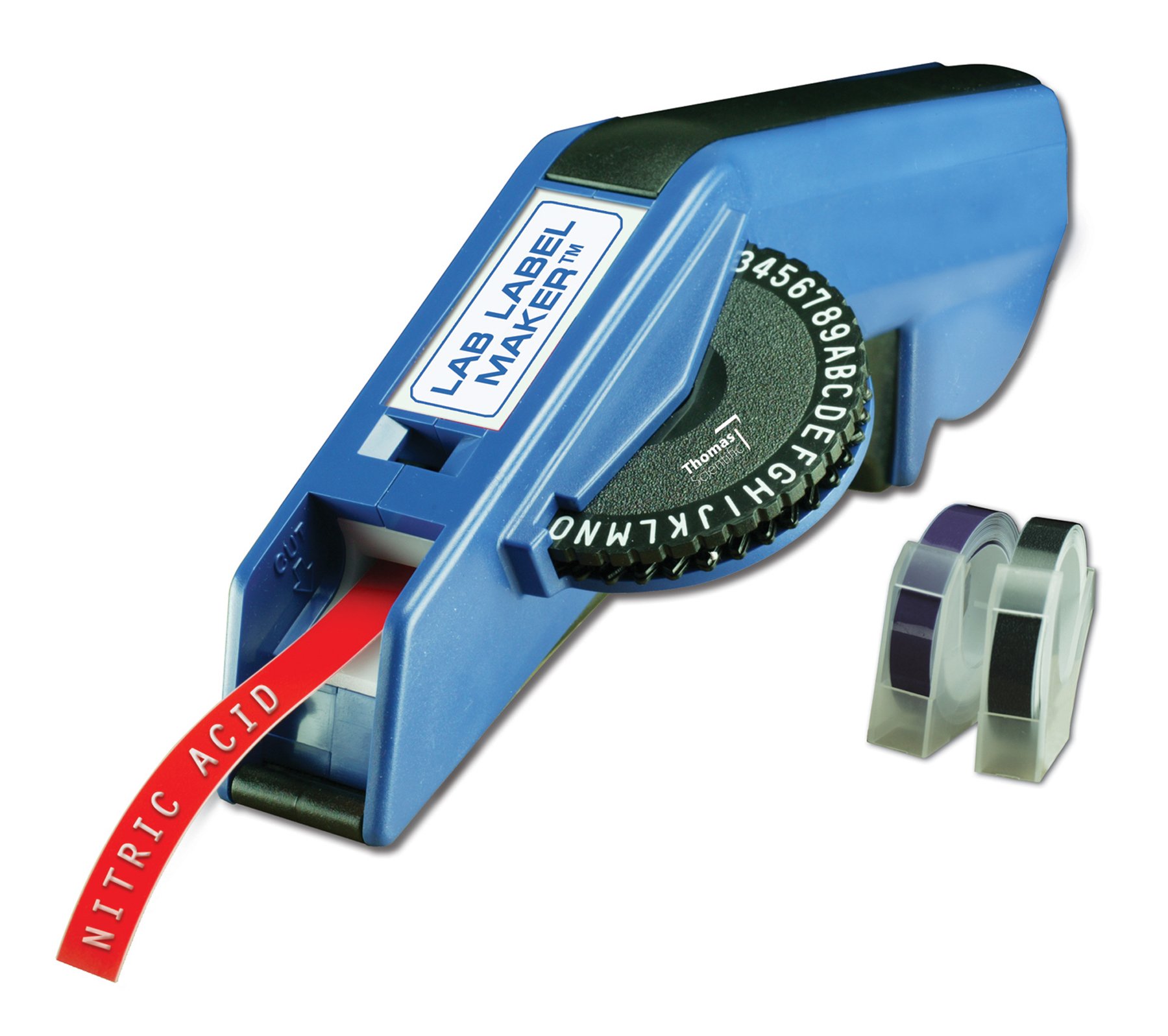 Thomas 1602 Red Lab Label Maker Tape, 3/8