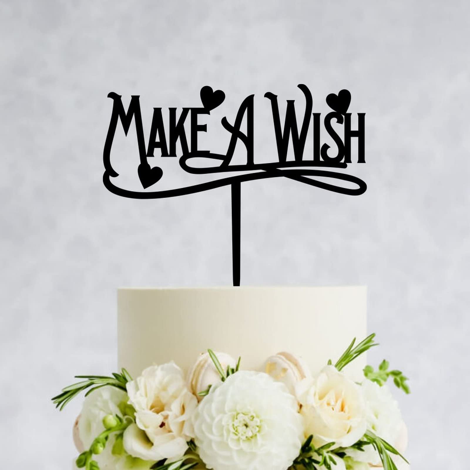 Mr & Mrs Wedding Cake Topper - Personalized Acrylic Black Cake Topper for Engagement, Anniversary & Bridal Shower Decor - Elegant Cake Decoration for Wedding Parties & Romantic Celebrations