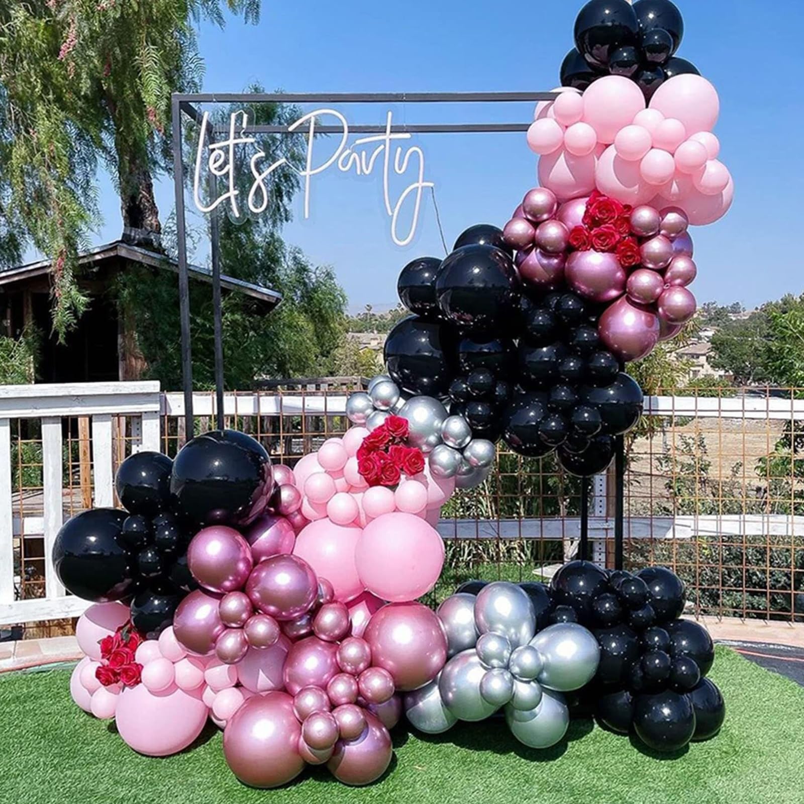 70 Pack 12 Inch Black Latex Balloons for Birthday, Halloween, Christmas, New Year, Wedding & Engagement Parties - Perfect for Themed Decorations, Helium-Filled or Air-Inflated Party Supplies