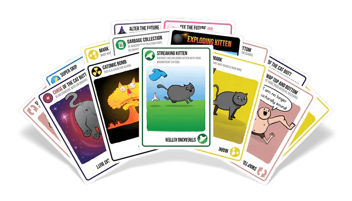 Exploding Kittens Card Game Expansion - Streaking Kittens | Fun Family Party Game for Adults & Kids | Perfect for Game Nights, Travel & Gifts