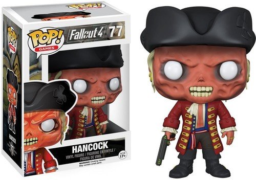 Funko Pop Games: Fallout 4 John Hancock Action Figure - Collectible Gift for Gamers & Fans