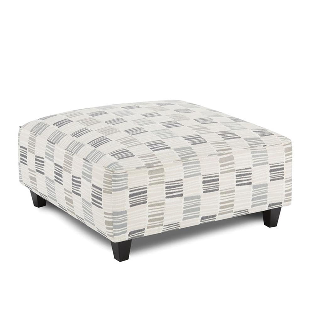 Furniture of America Alaska Transitional Fabric Sectional Sofa with Ottoman in Gray - Perfect for Living Room, Family Room & Home Theater
