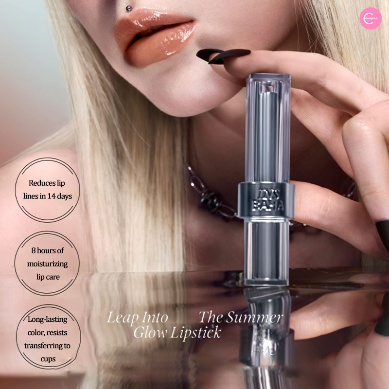 INSBAHA Leap Into the Summer Solid Lip Glaze - Long Lasting Hydrating Lipstick with Vibrant Colors - Perfect for Beach Days, Pool Parties & Summer Vacations