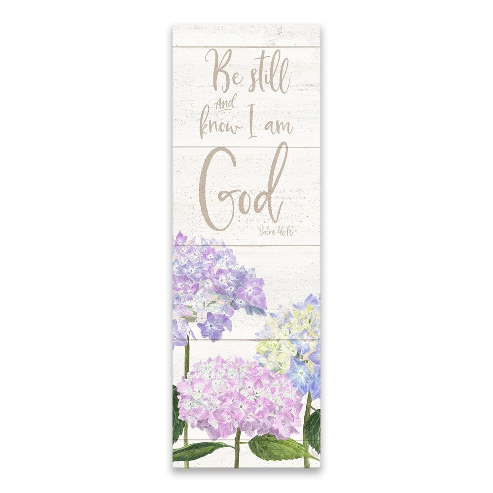 Abundant Blooms Panel II Floral Printed Canvas Wall Art - 12x36 Inches - Home Decor for Living Room, Bedroom & Office