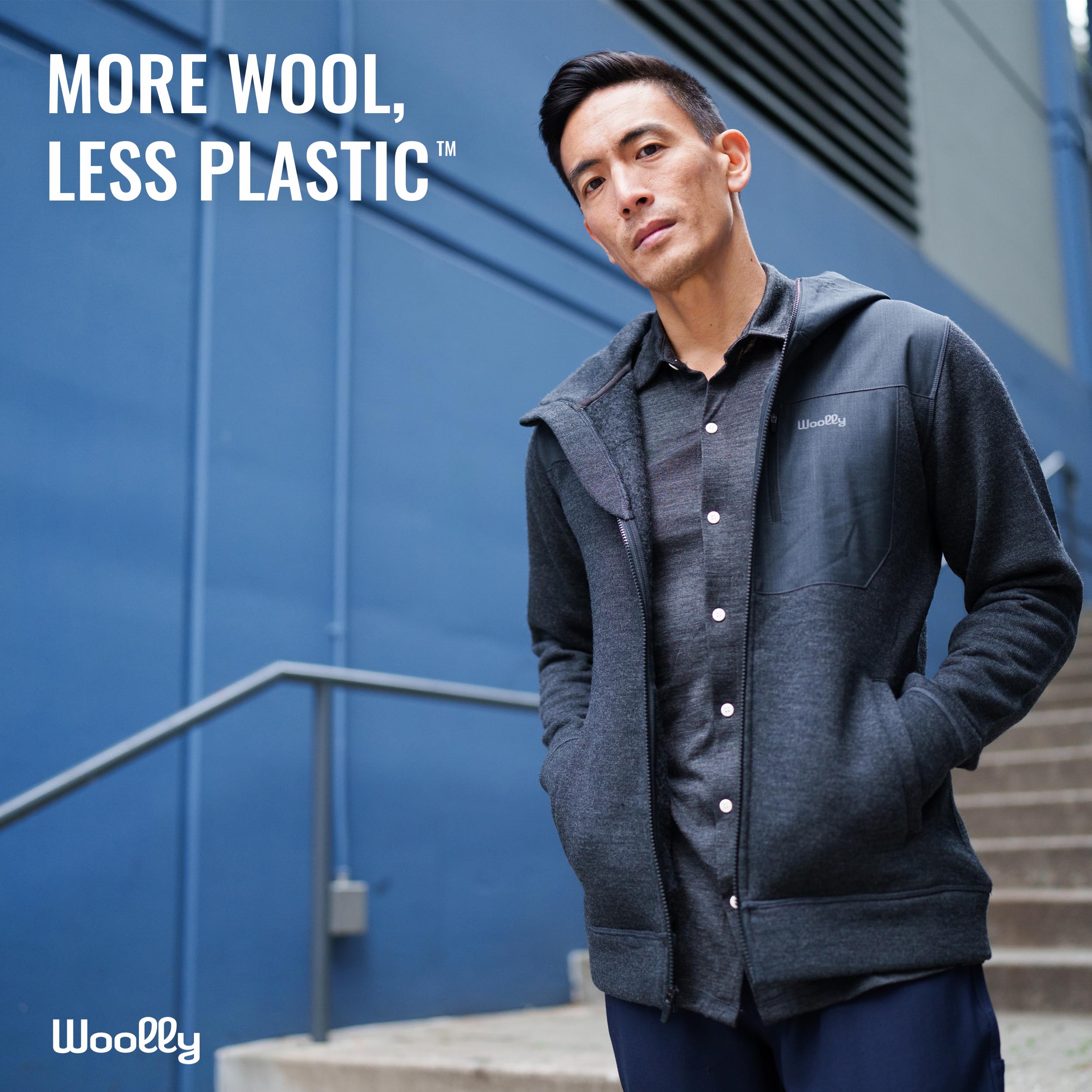 Premium Men's 100% Merino Wool Fleece Jacket - RWS Certified | Ultra-Soft & Weatherproof Winter Coat | Seattle Designed Outdoor Wear for Hiking, Camping & Cold Weather Adventures