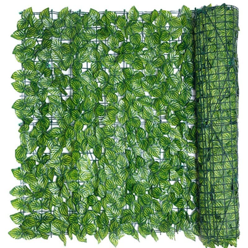 Artificial Leaf Privacy Screen - 200x200cm Green Faux Ivy Fence for Garden Decor, Wedding Backdrop & Outdoor Shade - Durable UV Resistant Decorative Fencing (WEWYQSJXBXF-220623) | Perfect for Patio Privacy, Balcony Cover & Event Decorations