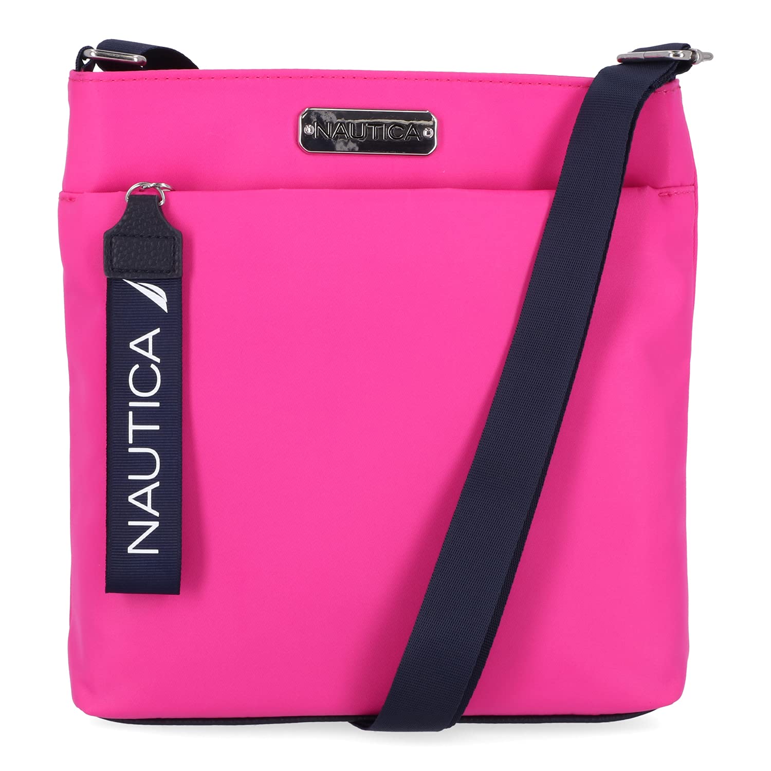 Nautica Women's Adjustable Crossbody Bag - Small Nylon Purse with Shoulder Strap for Travel, Shopping & Everyday Use