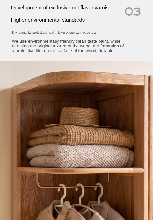 Solid Oak & Cherry Wood Corner Triangle Cabinet - Stylish Wardrobe Storage for Bedroom, Living Room, and Office Organization