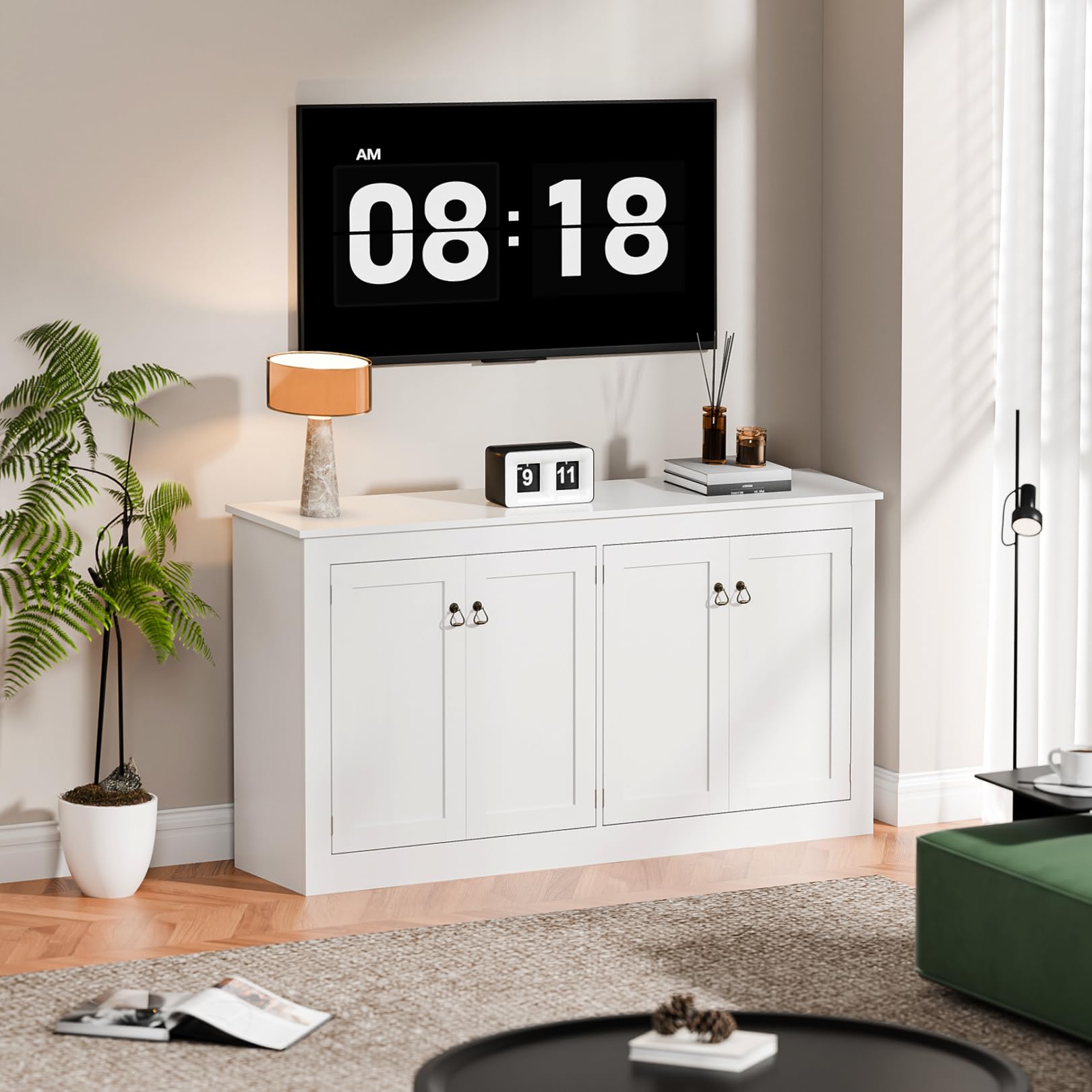 Cozy Castle Buffet Cabinet with Storage - 57.5