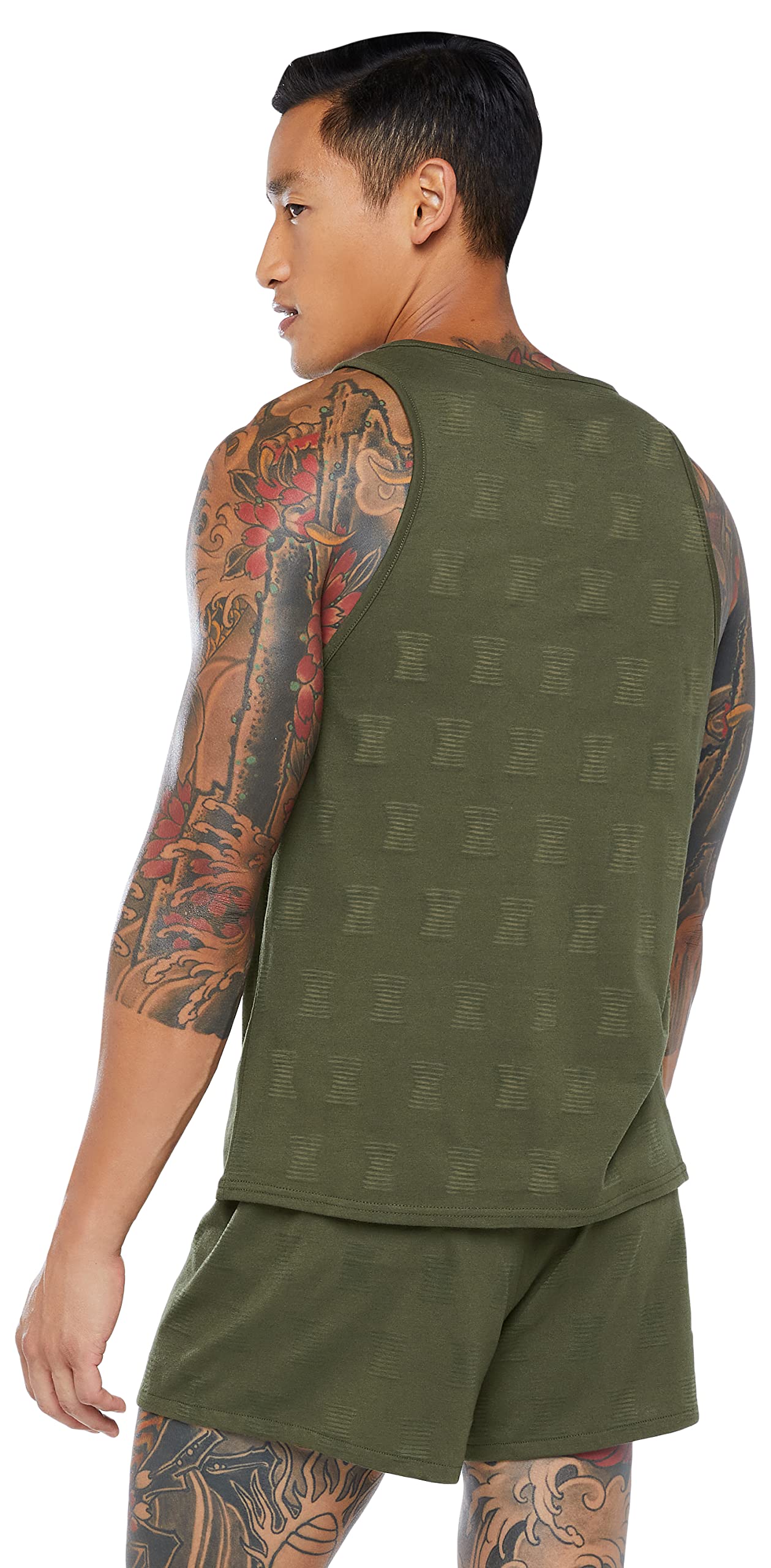 Savage X Men's Sheer Sleep Tank Top - Breathable Comfortable Nightwear for Lounge & Sleep - Perfect for Home Relaxation, Vacation & Bedtime Comfort