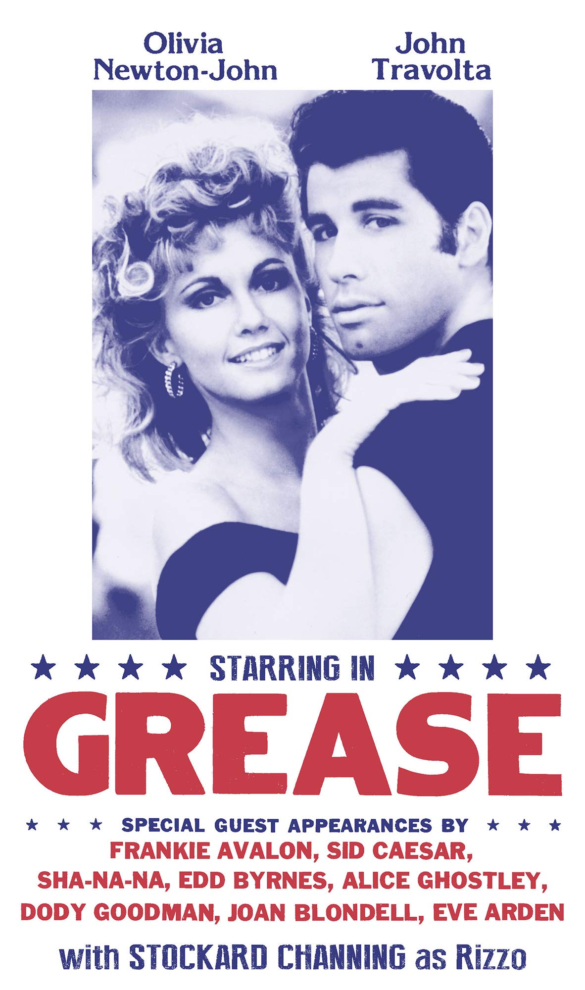 Grease The Movie - 13”x22” Vintage Style Showprint Poster - Retro Wall Art Decor for Home Theater, Bedroom & Office - Classic Musical Playbill Print for Movie Fans