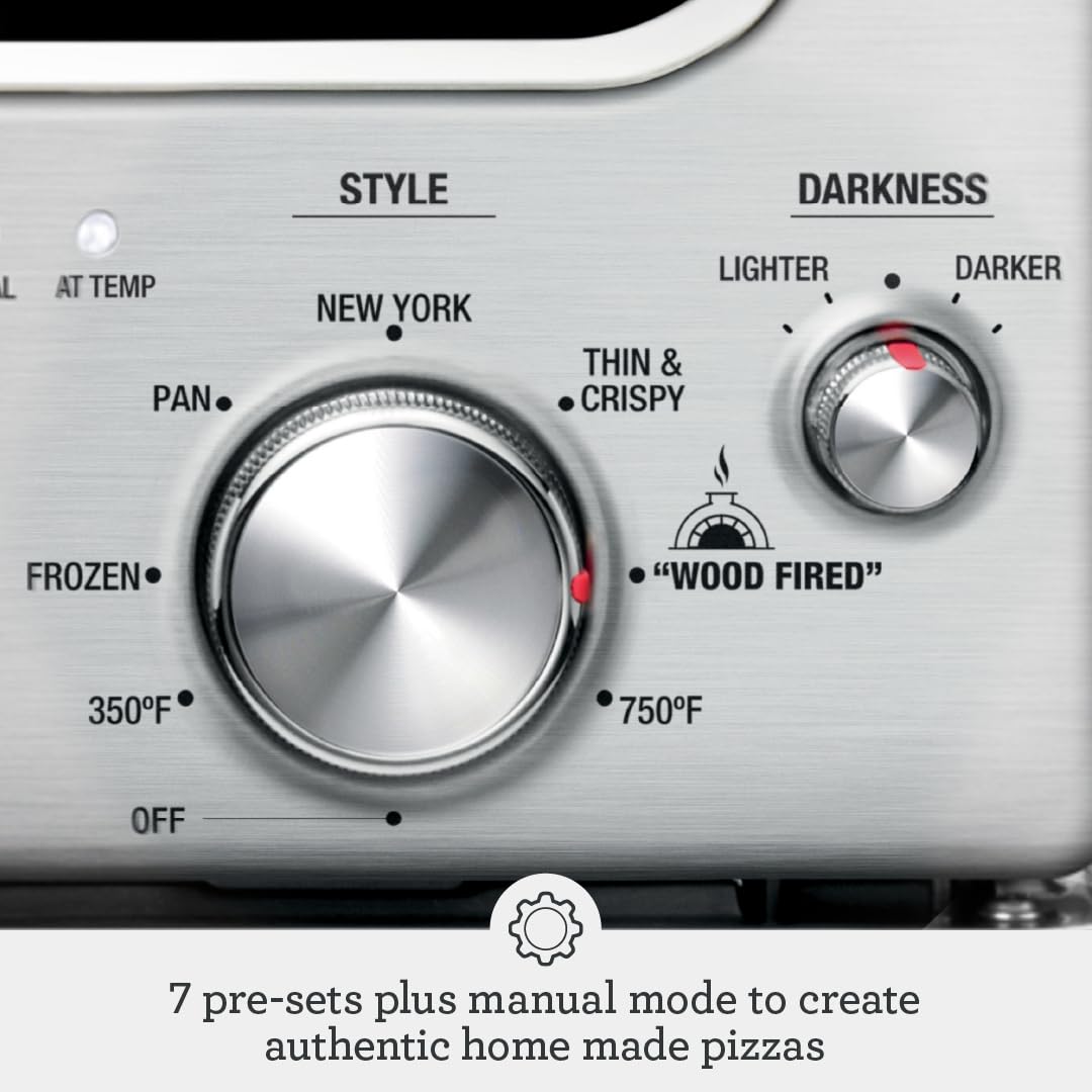 Breville Smart Oven Pizzaiolo BPZ820BSS - Stainless Steel Countertop Pizza Oven for Home, Restaurant & Outdoor Use