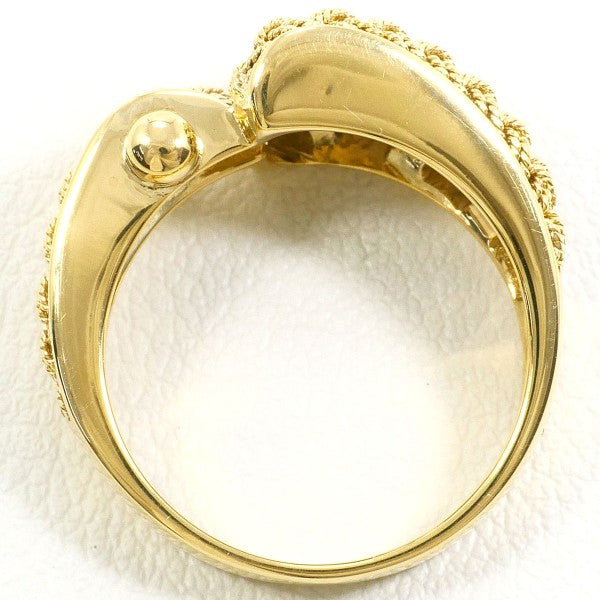 18K Yellow Gold & White Gold Diamond Ring for Women - Elegant Wedding, Engagement & Anniversary Jewelry Gift